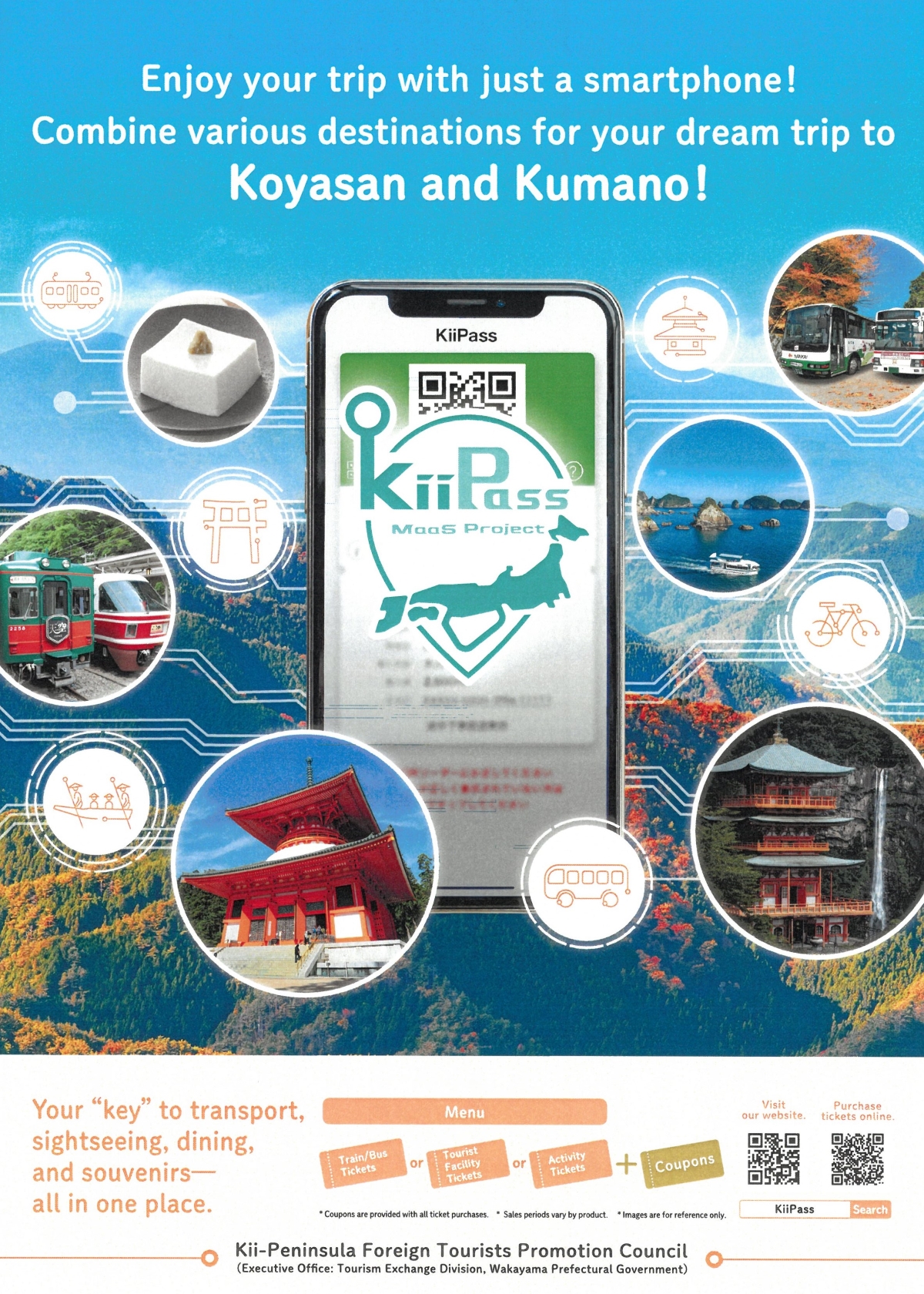 KiiPass, a project to digitise transport and tourism in the Kii Peninsula!